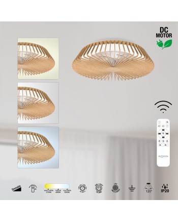 HIMALAYA MINI * VENTILADOR MADERA CON MANDO